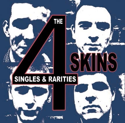 4 Skins (The): Singles & rarities doLP (vinyl bleu limité)